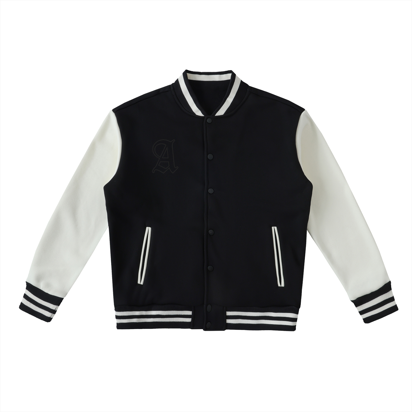 'Iconic' Fleeced Varsity Jacket