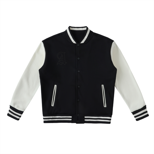 'Iconic' Fleeced Varsity Jacket